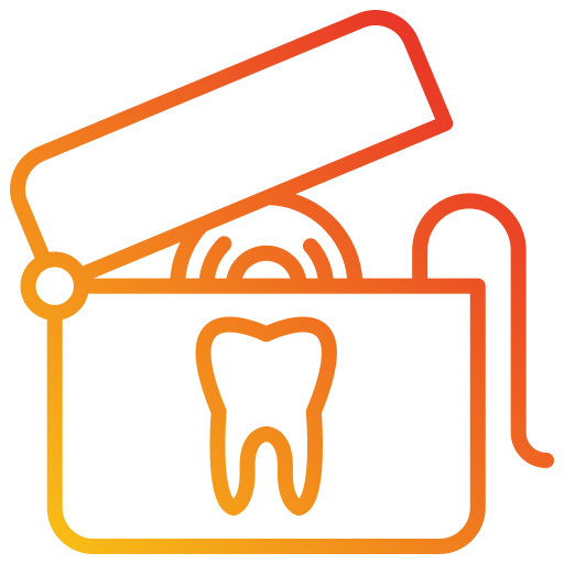 hilo dental Generic gradient outline icono