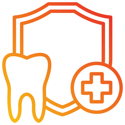 Стоматологическая страховка Generic gradient outline иконка