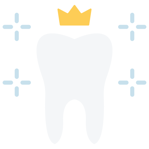 denti sani Generic color fill icona