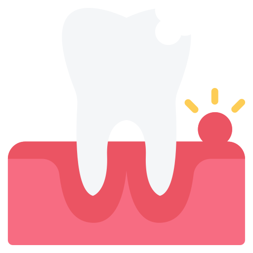 parodontal Generic color fill icon