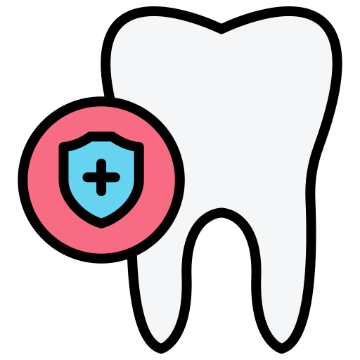 Защита зубов Generic color lineal-color иконка