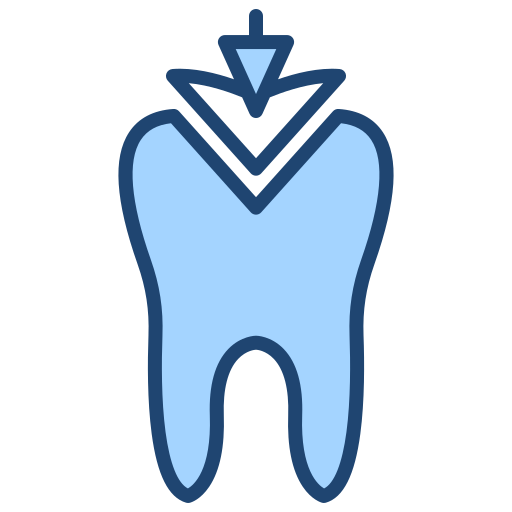 relleno de dientes Generic color lineal-color icono