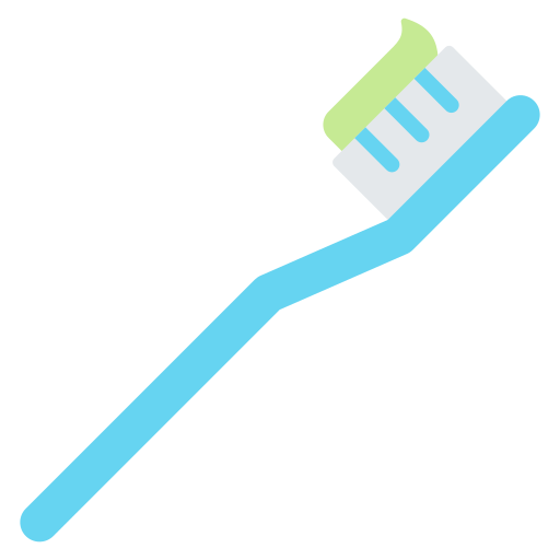 brosse à dents Generic color fill Icône