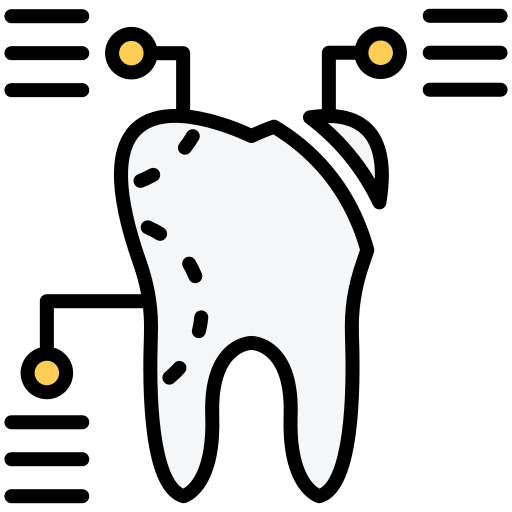 歯科検診 Generic color lineal-color icon