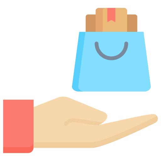 쇼핑 Generic color fill icon