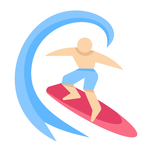 fare surf Generic color fill icona