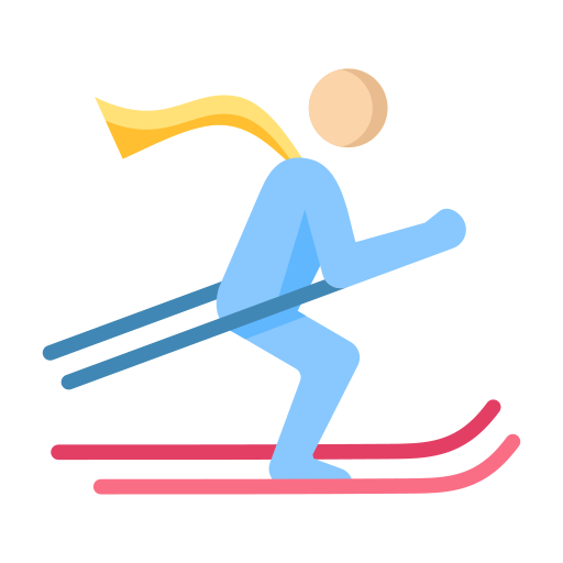Skiing Generic color fill icon