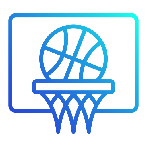 basketbal Generic gradient outline icoon