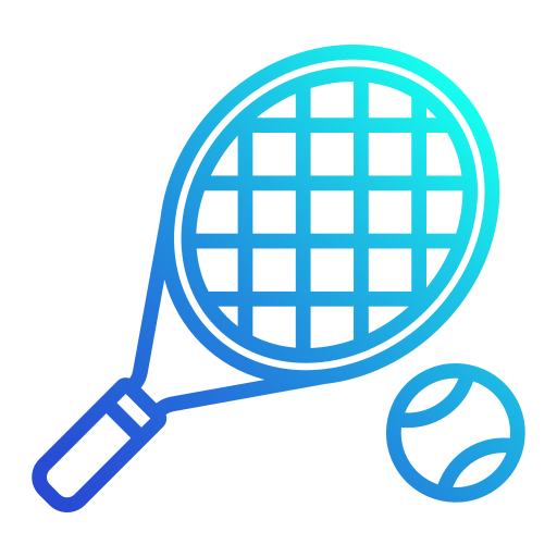 tennis Generic gradient outline icoon