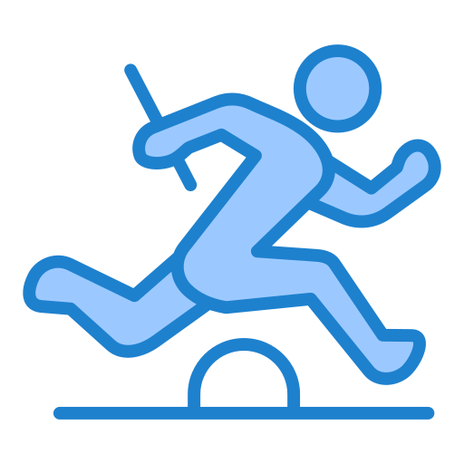 Track and field Generic color lineal-color icon