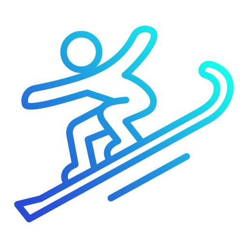 snowboarden Generic gradient outline icoon