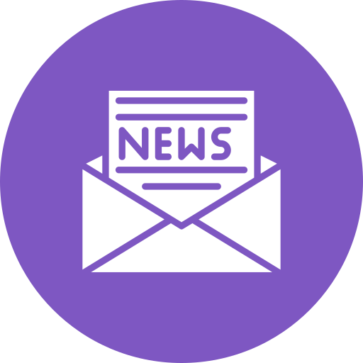 Newsletter Generic color fill icon