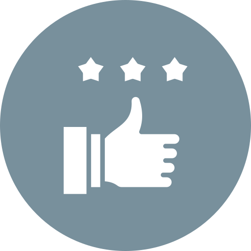 Customer reviews Generic color fill icon