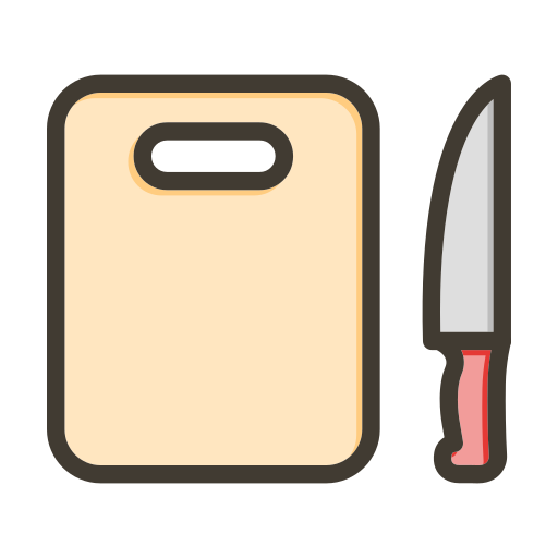 Cutting board Generic color lineal-color icon