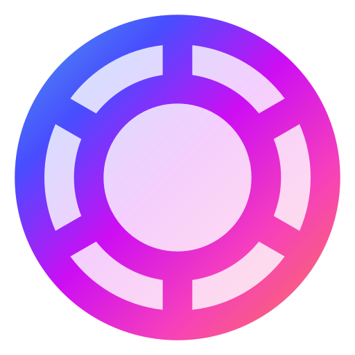 Монета Generic gradient lineal-color иконка