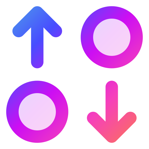 交換 Generic gradient lineal-color icon