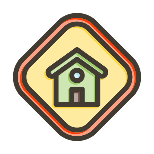 Residence Generic color lineal-color icon