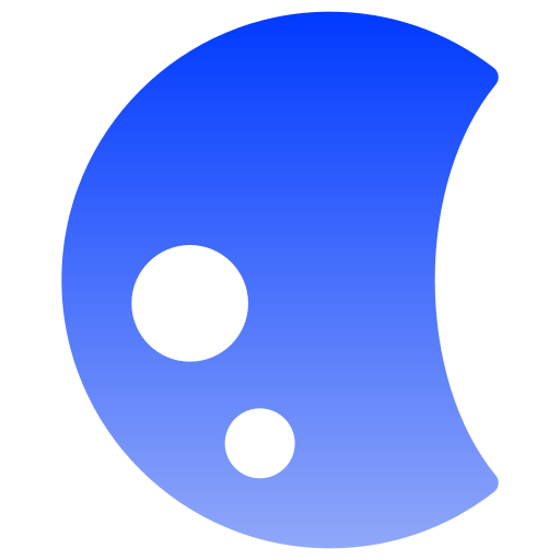 月 Generic gradient fill icon