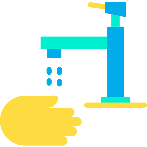 lavaggio delle mani Kiranshastry Flat icona