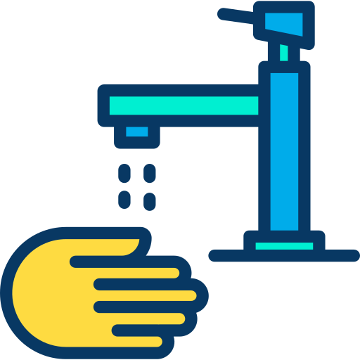 lavaggio delle mani Kiranshastry Lineal Color icona