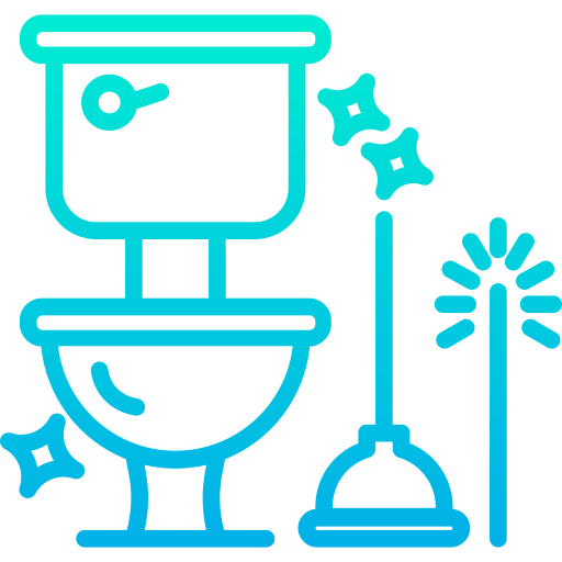 화장실 Kiranshastry Gradient icon