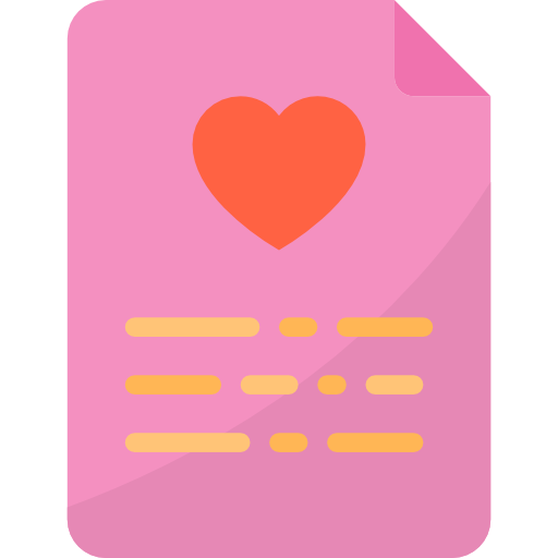 Любовное письмо itim2101 Flat иконка