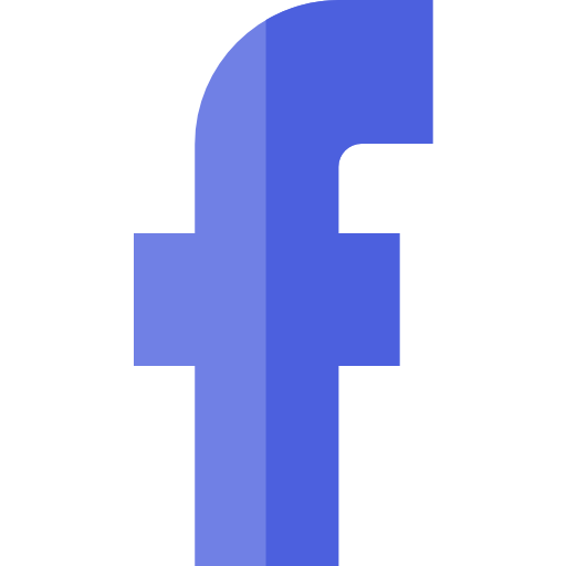 facebook Basic Straight Flat ikona
