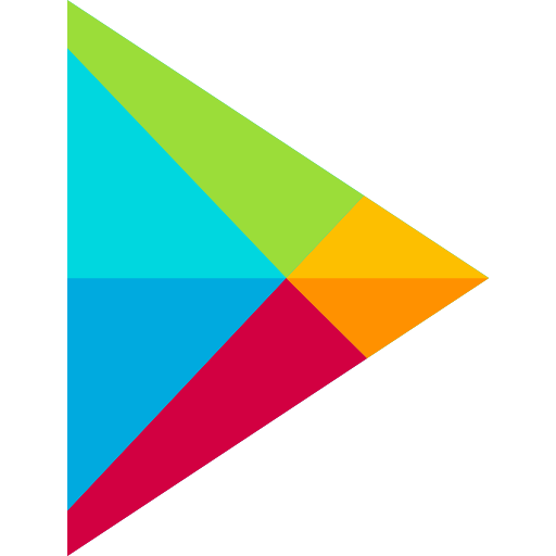 google play Basic Straight Flat Ícone