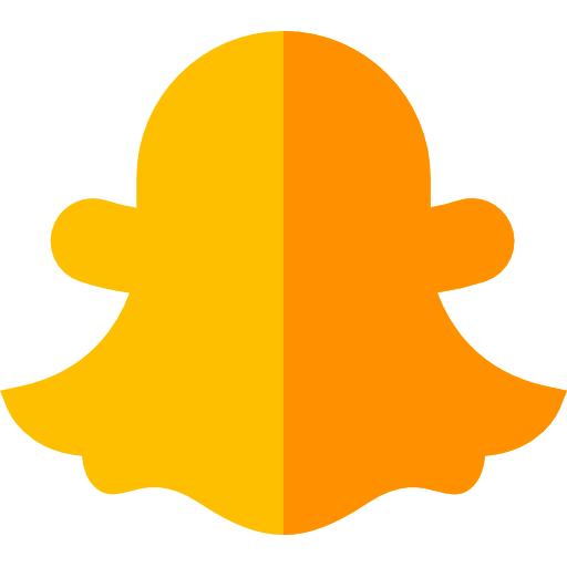 snapchat Basic Straight Flat icono