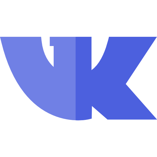 ВКонтакте Basic Straight Flat иконка