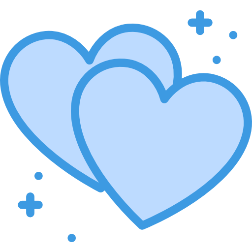 corazones itim2101 Blue icono