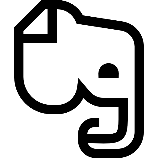 エバーノート Basic Straight Lineal icon