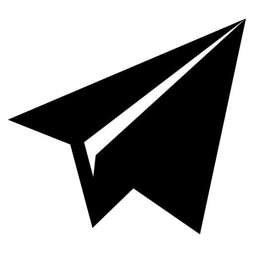 telegram Basic Straight Filled ikona