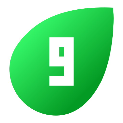아홉 Generic gradient fill icon