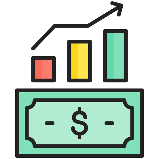 beneficio financiero Generic color lineal-color icono