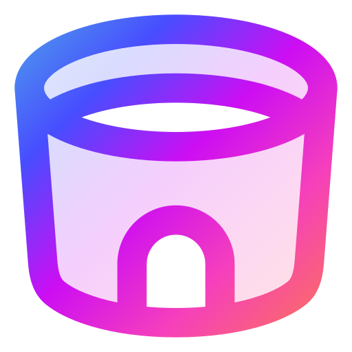 estadio Generic gradient lineal-color icono