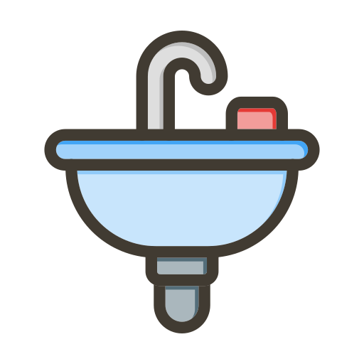 lavabo Generic color lineal-color icono