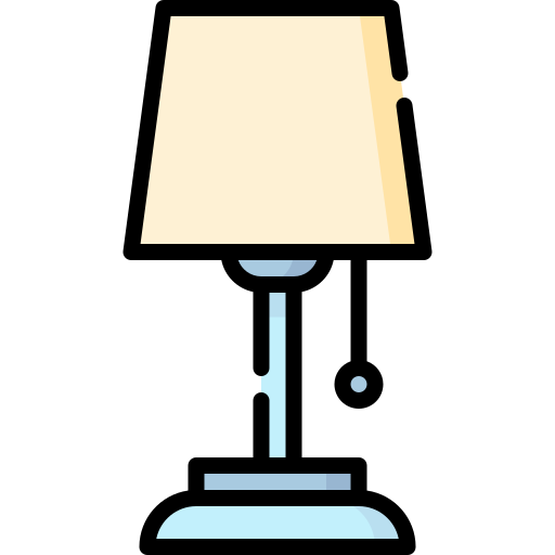 Bedside lamp Special Lineal color icon