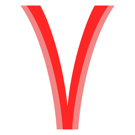 文字v Generic color fill icon