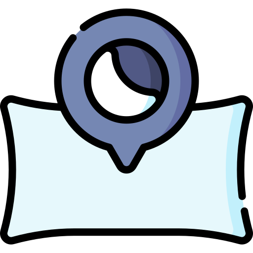 almohada Special Lineal color icono