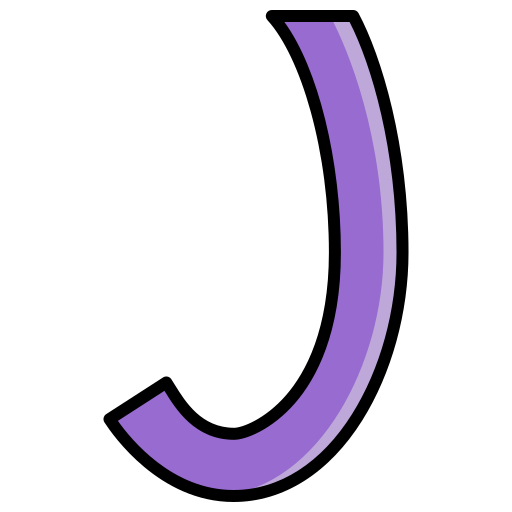 文字j Generic color lineal-color icon