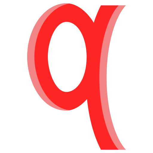 lettera q Generic color fill icona
