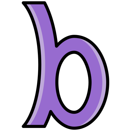litera b Generic color lineal-color ikona