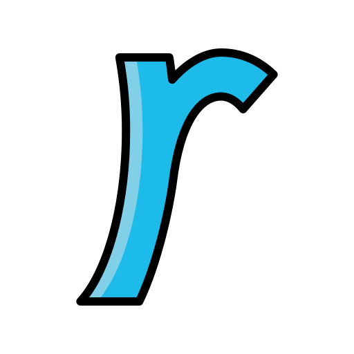 Letter r Generic color lineal-color icon