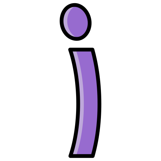 文字i Generic color lineal-color icon