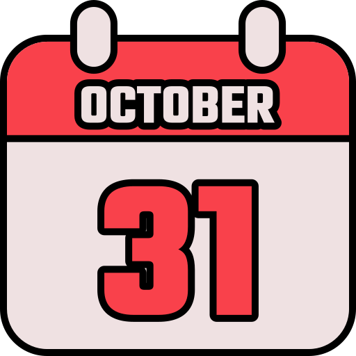 October 31 Generic color lineal-color icon