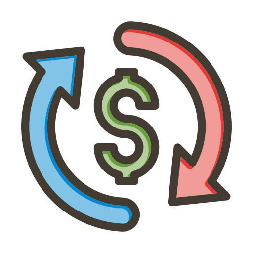 trasferimento di denaro Generic color lineal-color icona