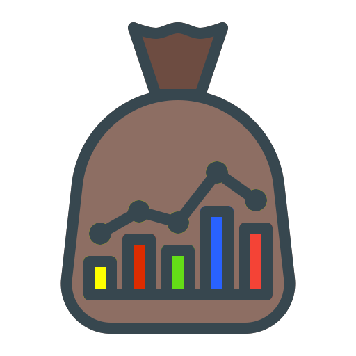 Chart Generic color lineal-color icon