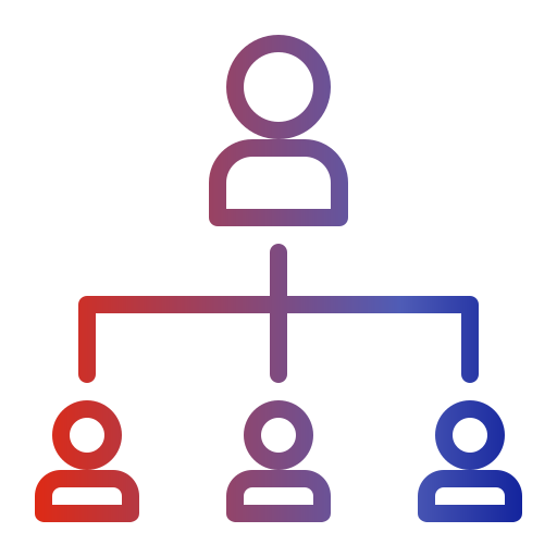 organización Generic gradient outline icono