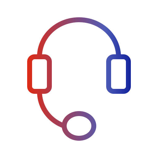 auricular Generic gradient outline icono